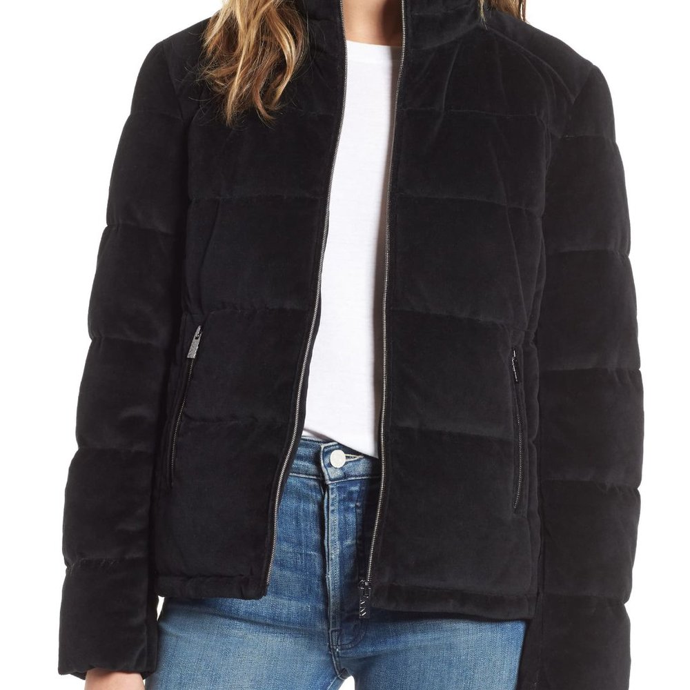 Marc New York velvet puffer jacket
